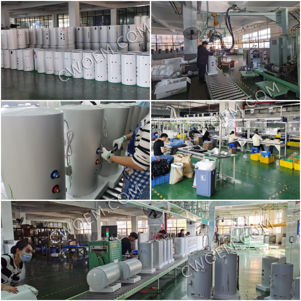 Assembly and production of water heaters，Wholesale production factory for electric water heaters